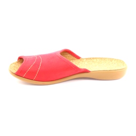 Befado women's shoes slippers 254d008 slippers red 2