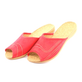 Befado women's shoes slippers 254d008 slippers red 3