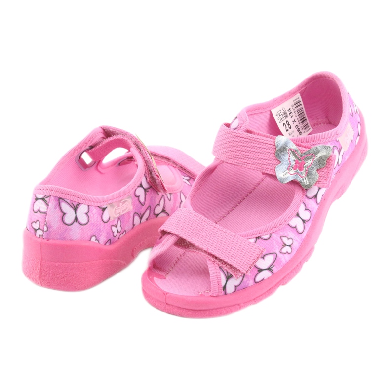 Befado children's shoes 969X134 purple pink 4