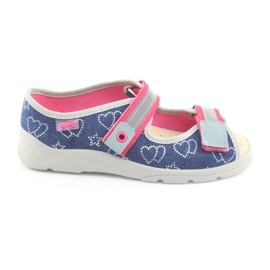 Befado children's shoes 869Y134 navy blue pink multicolored 1 Befado children's shoes 869Y134 navy blue pink multicolored 1