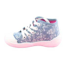 Befado children's shoes 218P056 white blue 2 Befado children's shoes 218P056 white blue 2
