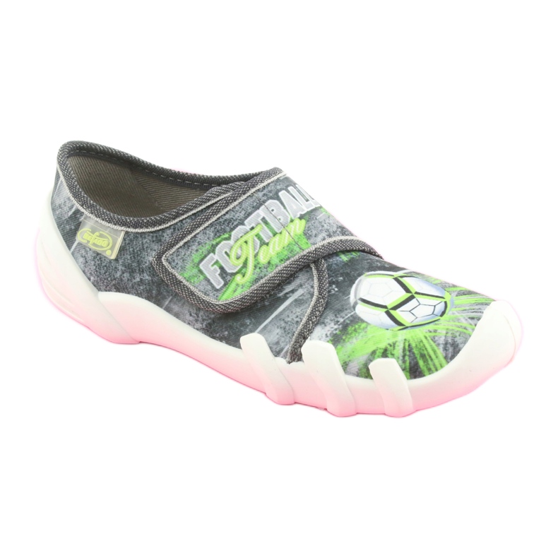 Befado children's shoes 273Y254 grey green 1 Befado children's shoes 273Y254 grey green 1