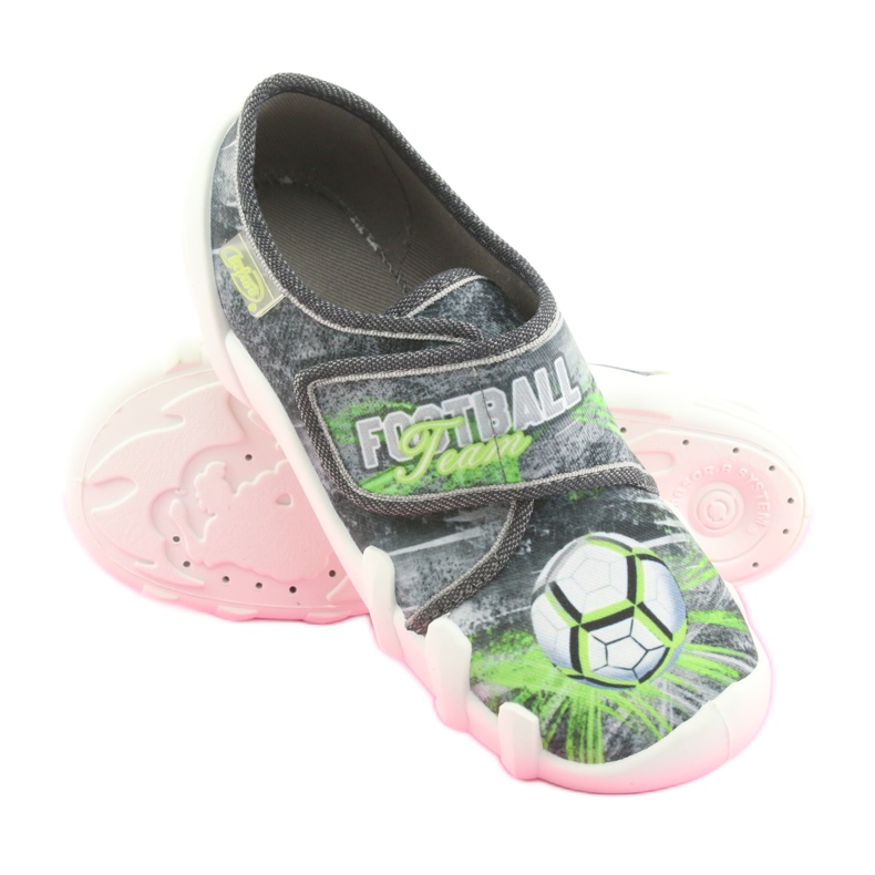 Befado children's shoes 273Y254 black grey green 3 Befado children's shoes 273Y254 black grey green 3