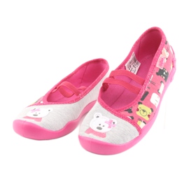 Befado children's shoes 116X226 grey pink 3
