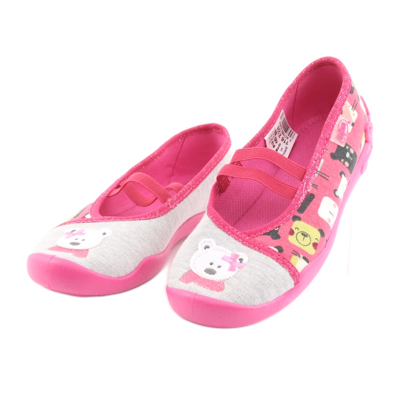 Befado children's shoes 116X226 grey pink 3