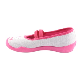 Befado children's shoes 116X226 grey pink 2