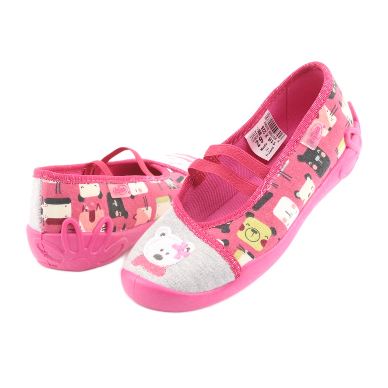 Befado children's shoes 116X226 grey pink 4
