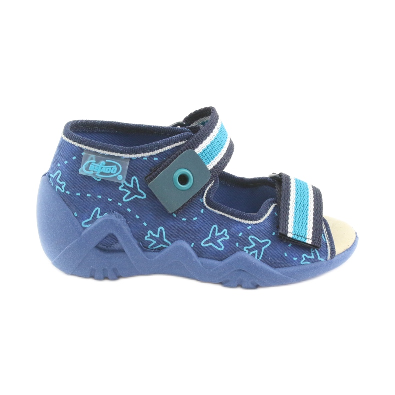 Befado yellow children's shoes 350P004 blue navy blue 1
