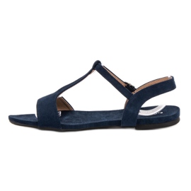 Evento Casual Sandals blue navy blue 1 Evento Casual Sandals blue navy blue 1