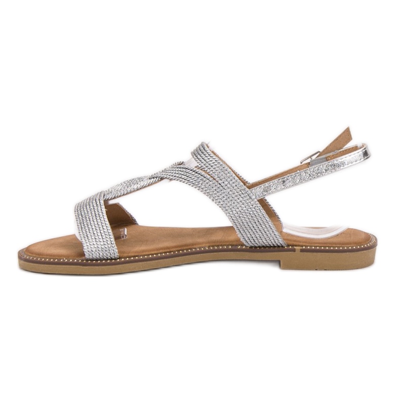 Erynn Silver Sandals grey 1