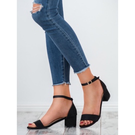 SHELOVET Classic Black Sandals 2 SHELOVET Classic Black Sandals 2