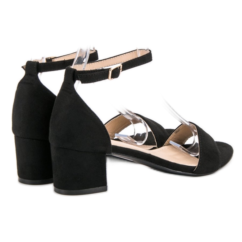 SHELOVET Classic Black Sandals 1 SHELOVET Classic Black Sandals 1