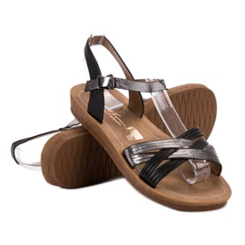 SHELOVET Comfortable Sandals black 1