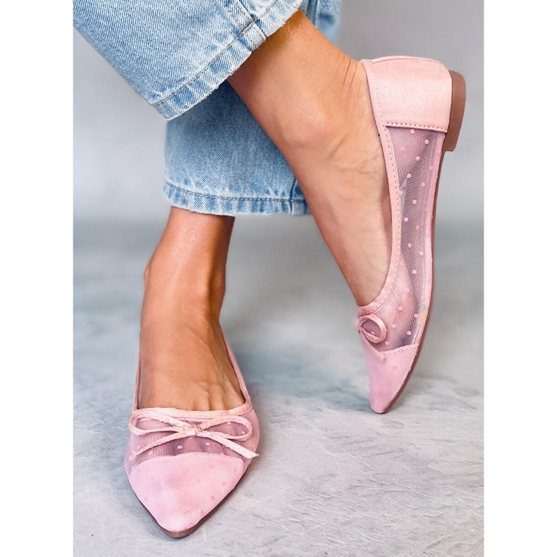 Pink women's ballerinas LT119P Pink 1
