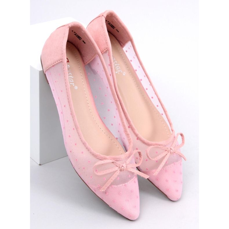 Pink women's ballerinas LT119P Pink 2