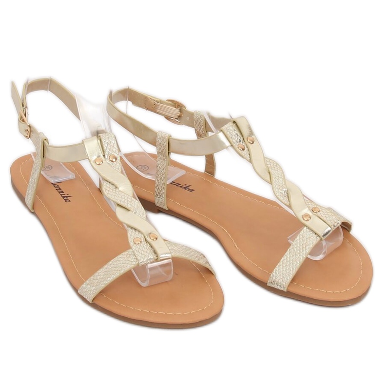 Women's golden sandals S060071 Gold 1