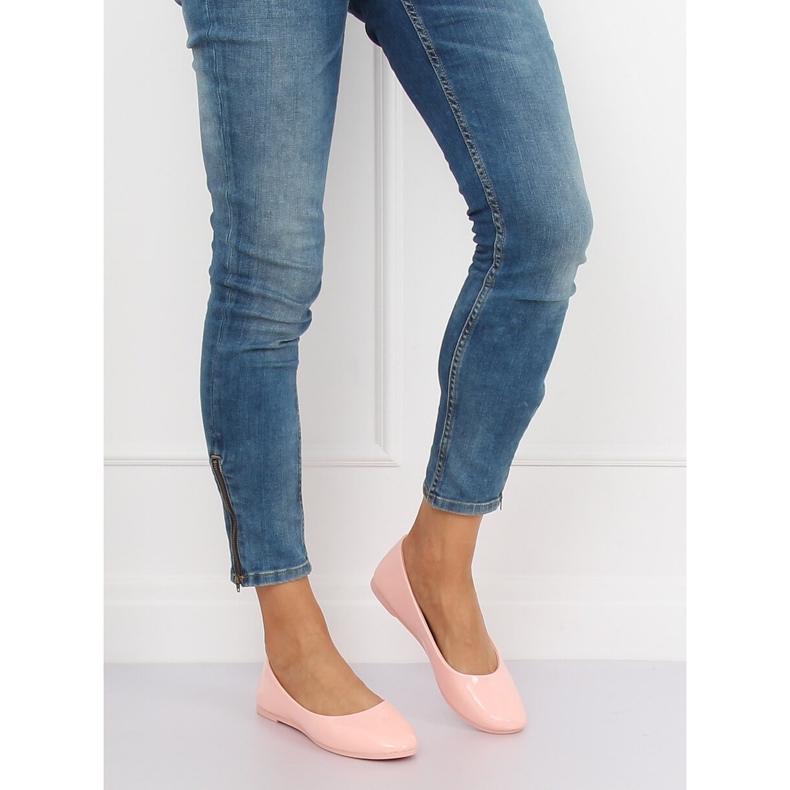Pink women's ballerinas JX76P Pink 1