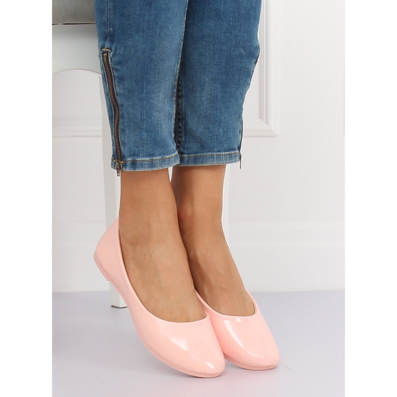 Pink women's ballerinas JX76P Pink 2