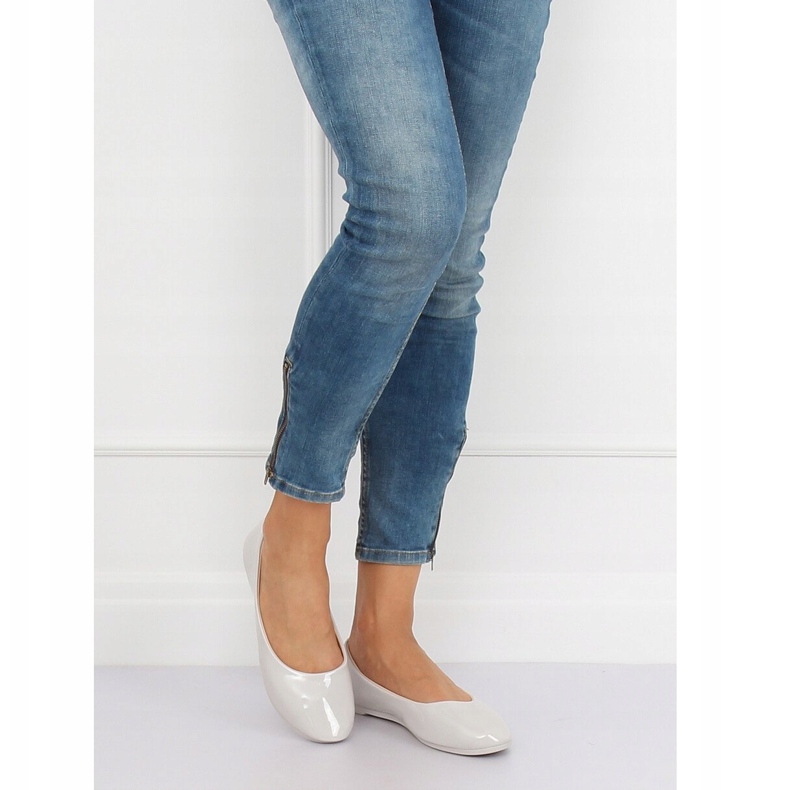 Gray women's ballerinas JX76P Gray grey 2