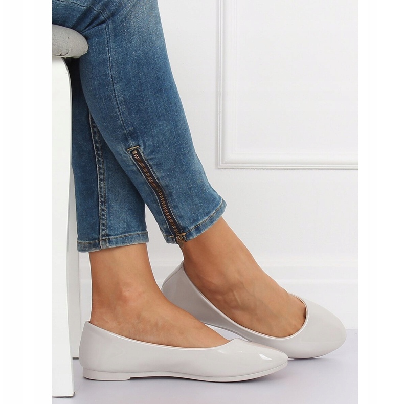 Gray women's ballerinas JX76P Gray grey 1