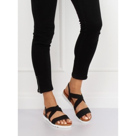 Black women's sandals P0P1268-16 Black 1 Black women's sandals P0P1268-16 Black 1