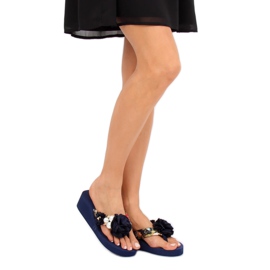 CK93P Navy blue foam soles multicolored 2