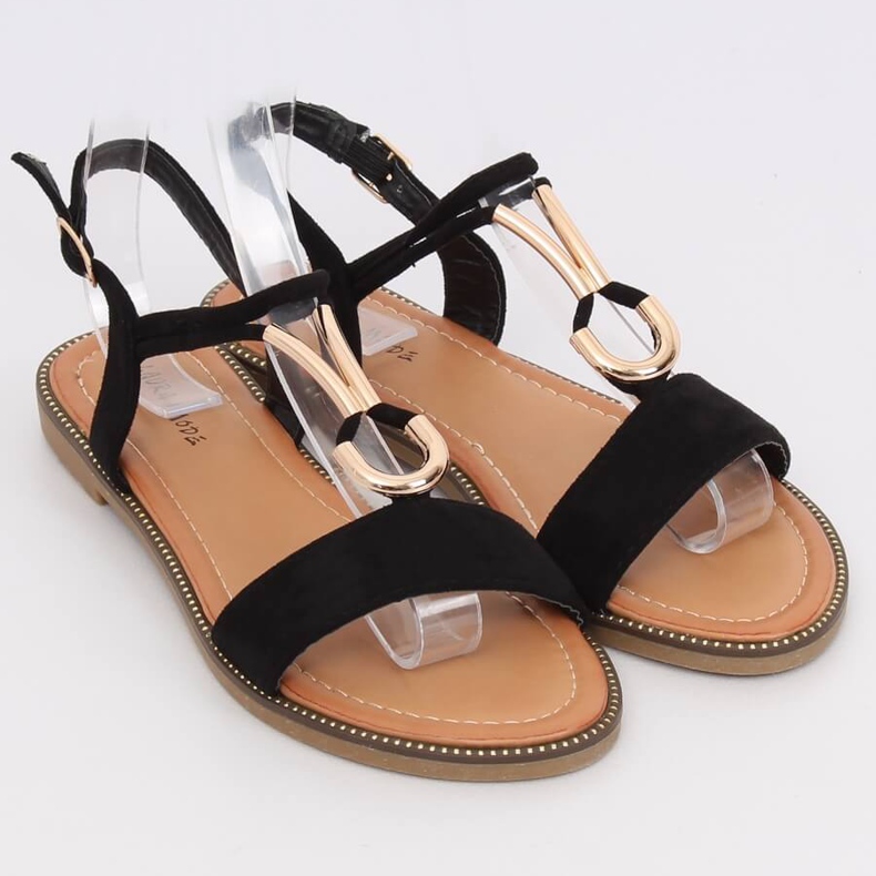 Black women's sandals WL024 Black 2 Black women's sandals WL024 Black 2