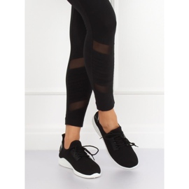 Black sports shoes 7762-Y Black 2