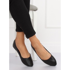 Black CC108 Black ballerinas for women 1