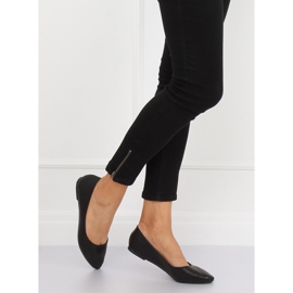 Black CC108 Black ballerinas for women 2