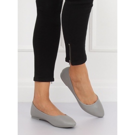 Gray CC108 LT.GRAY ballerinas for women grey 2