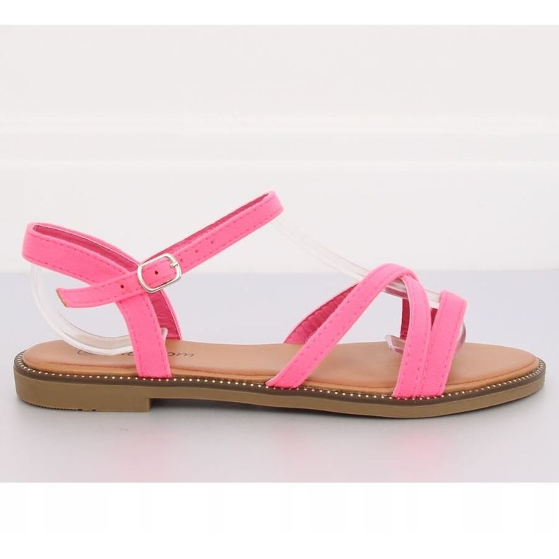 Pink women's sandals WL255 Fushia 2
