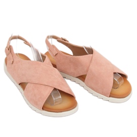 Pink women's sandals 9003 Pink 1
