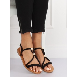 Black women's sandals L520 Black 2