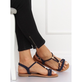 Navy blue sandals for women L520 Blue 1