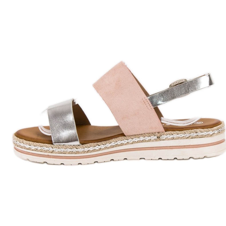 SHELOVET Comfortable sandals pink 1