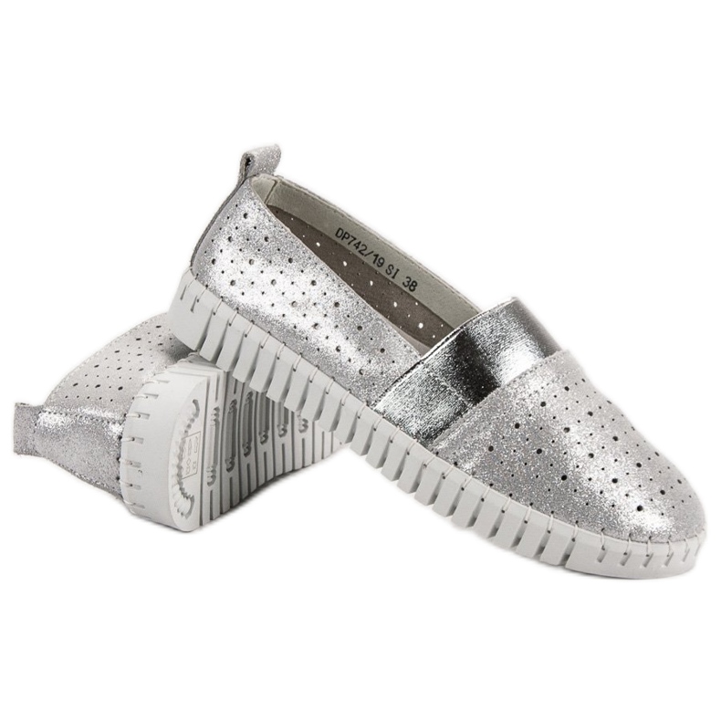 Filippo Slip-on Shoes With Glitter grey 1