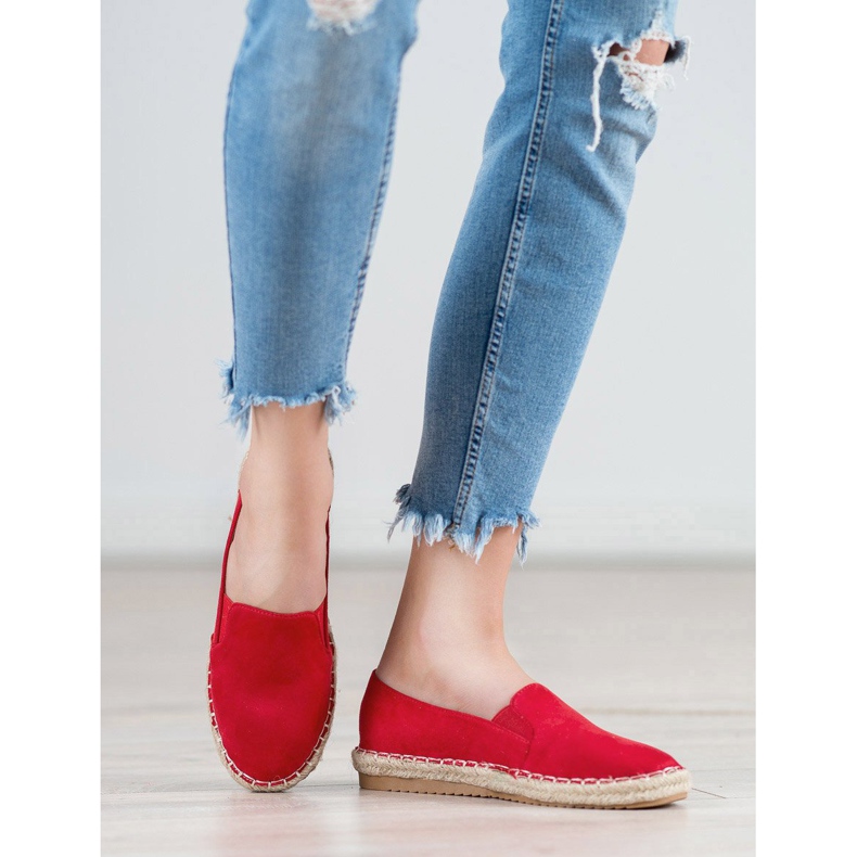 Primavera Suede Espadrilles red 1
