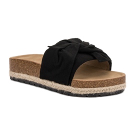 Mannika Slippers On The Platform black 1