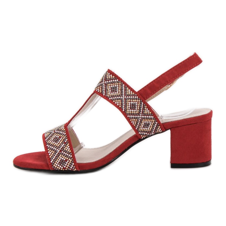 Goodin High Heeled Sandals red 1