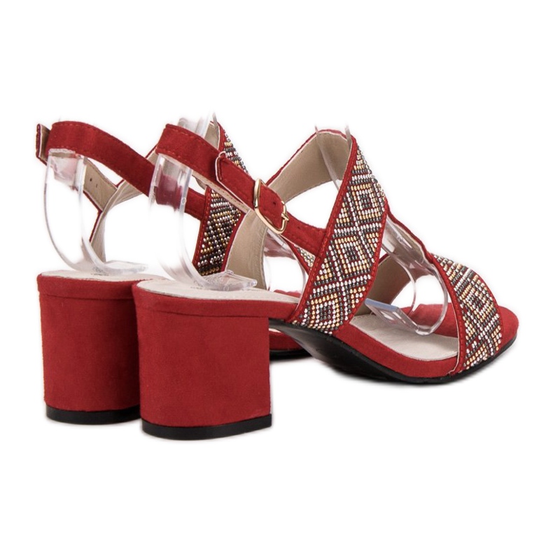 Goodin High Heeled Sandals red 2
