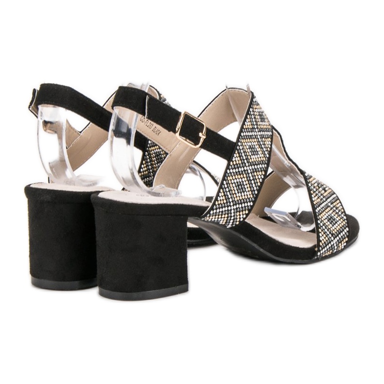 Goodin High Heeled Sandals black 1 Goodin High Heeled Sandals black 1