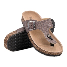 Evento Fashionable flip-flops violet 1