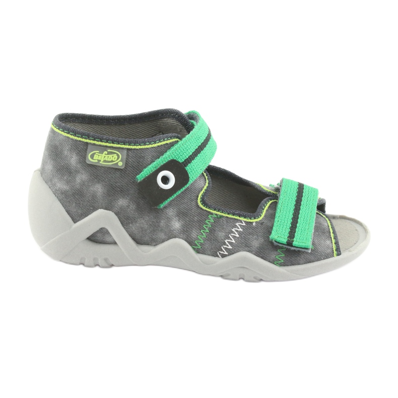 Befado children's shoes 250P066 grey green 1