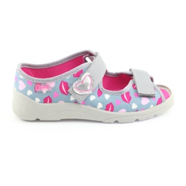 Befado children's shoes 969X133 pink grey 1