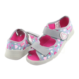 Befado children's shoes 969Y133 pink grey 4