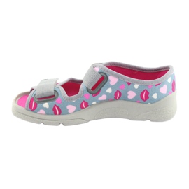 Befado children's shoes 969Y133 pink grey 2