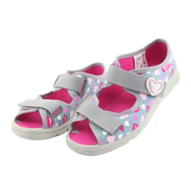 Befado children's shoes 969Y133 pink grey 3