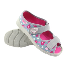 Befado children's shoes 969Y133 pink grey 5