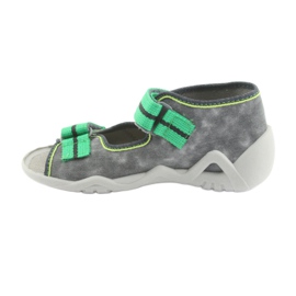 Befado children's shoes 250P066 grey green 2 Befado children's shoes 250P066 grey green 2